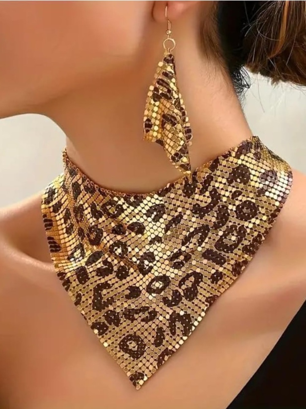 NWT No Label 3pc Animal Print Jewelry Set